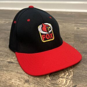 Louisville Cardinals UofL Cards Hat Cap‎ Flex Fit Signed Rick Pitino
